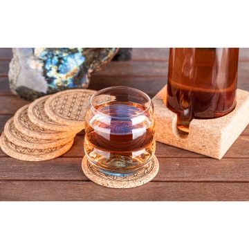 Podtácky korkové Květ...